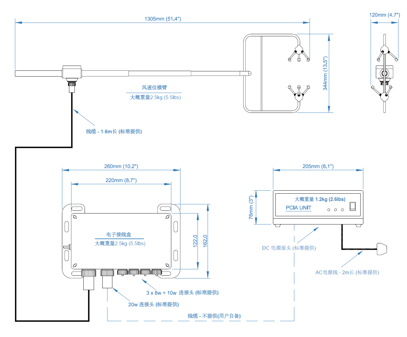 Gill HS-100研究型三维风速仪(图2)