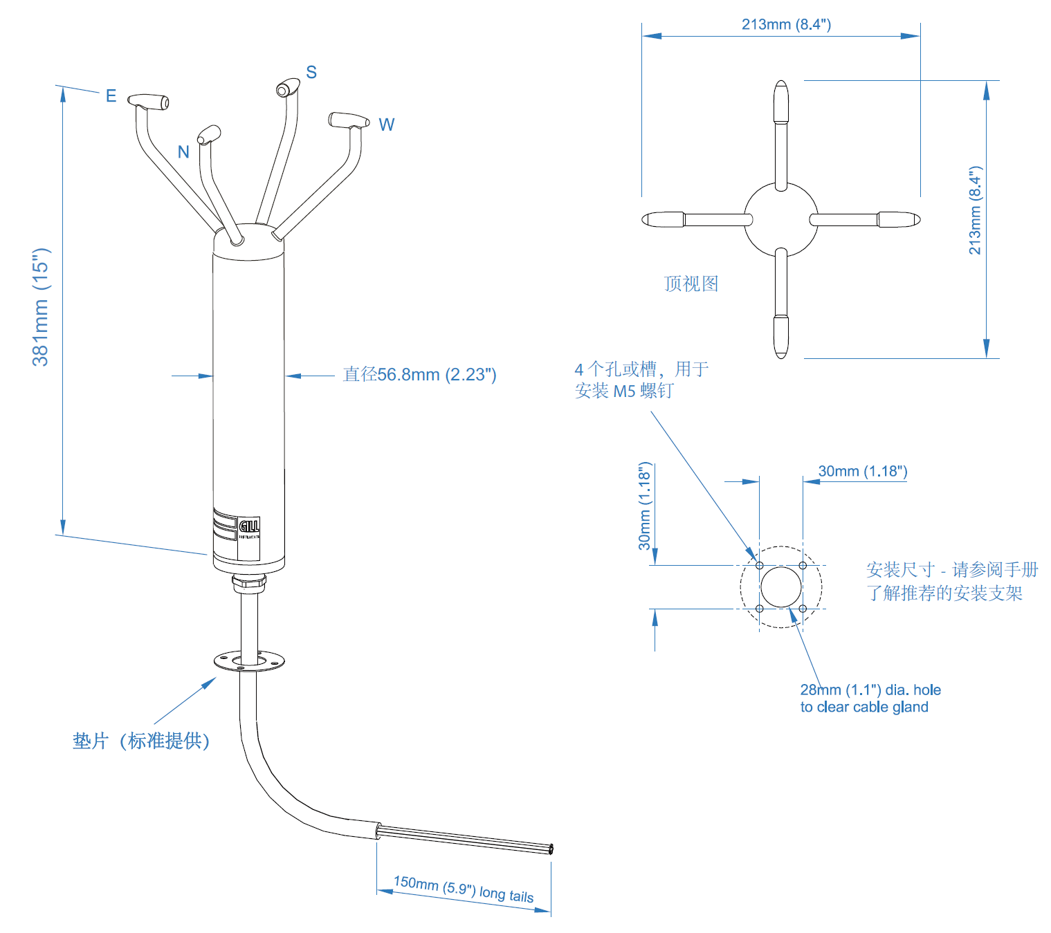 Gill WindObserver II超声波风速仪(图2)